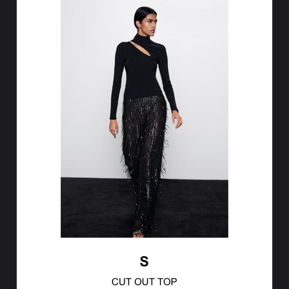 NWT Zara cut out top